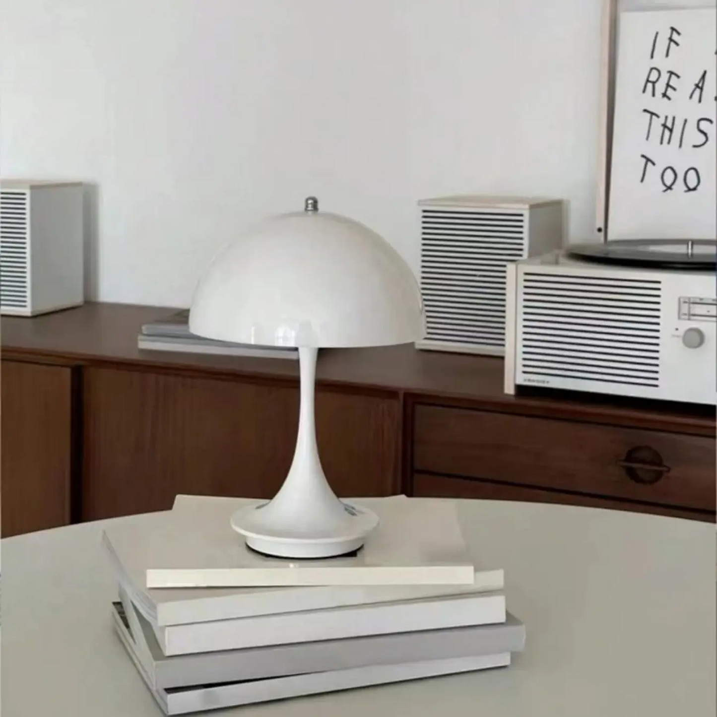 Table lamp mushroom