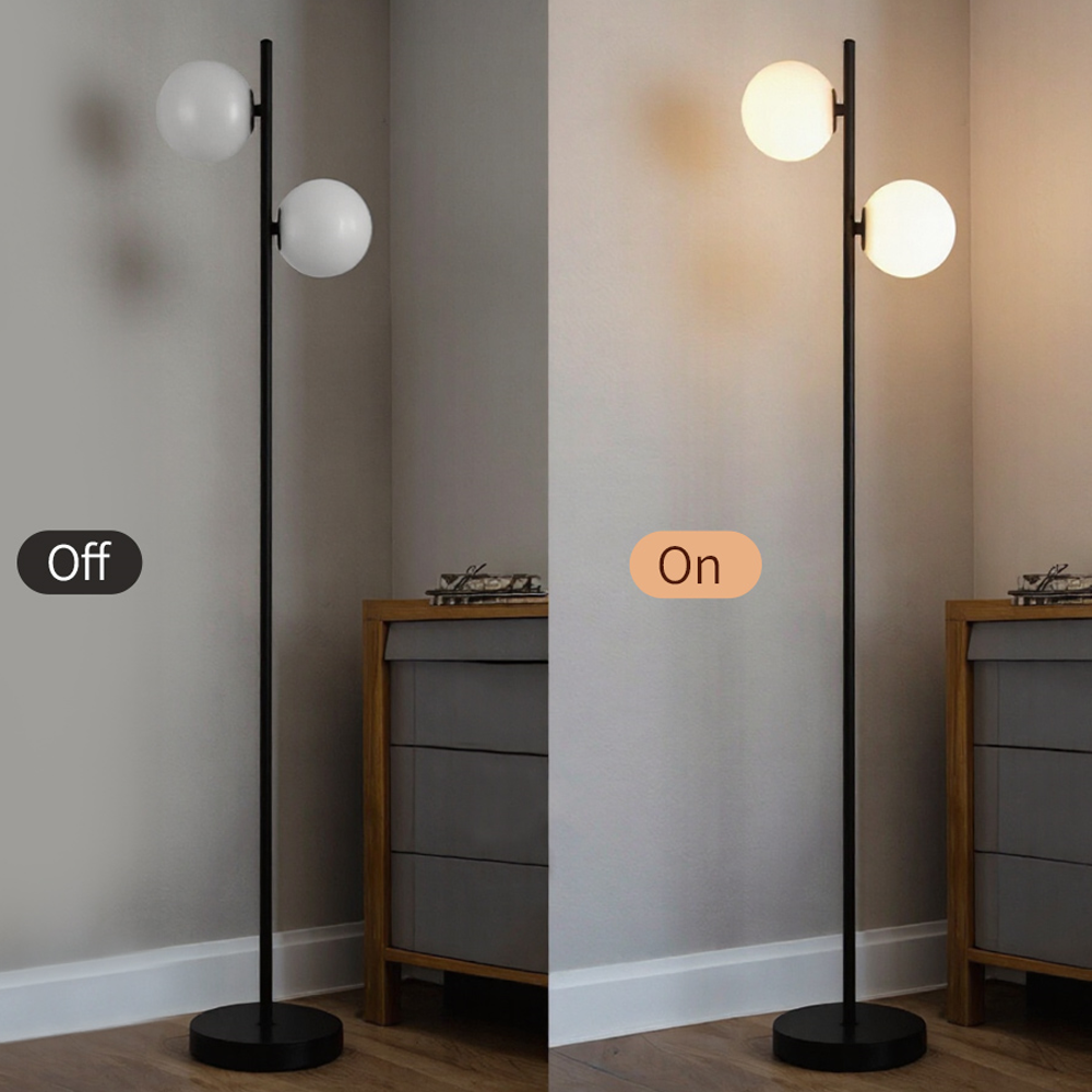Floor lamp Two Spheres