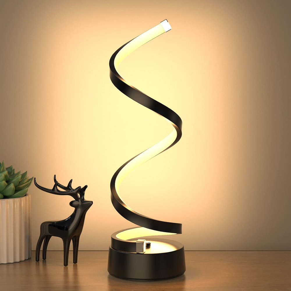 Table lamp, decorative Spiral