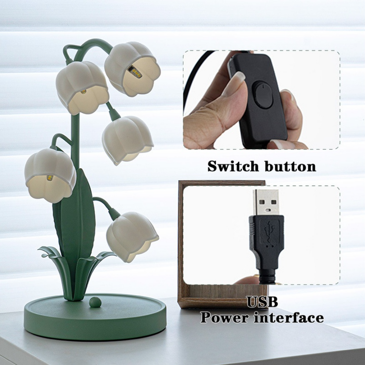 Table lamp Spring Bud