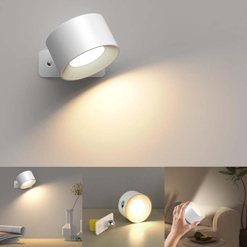 Wireless LED Wall Lamp with Magnetic Mount