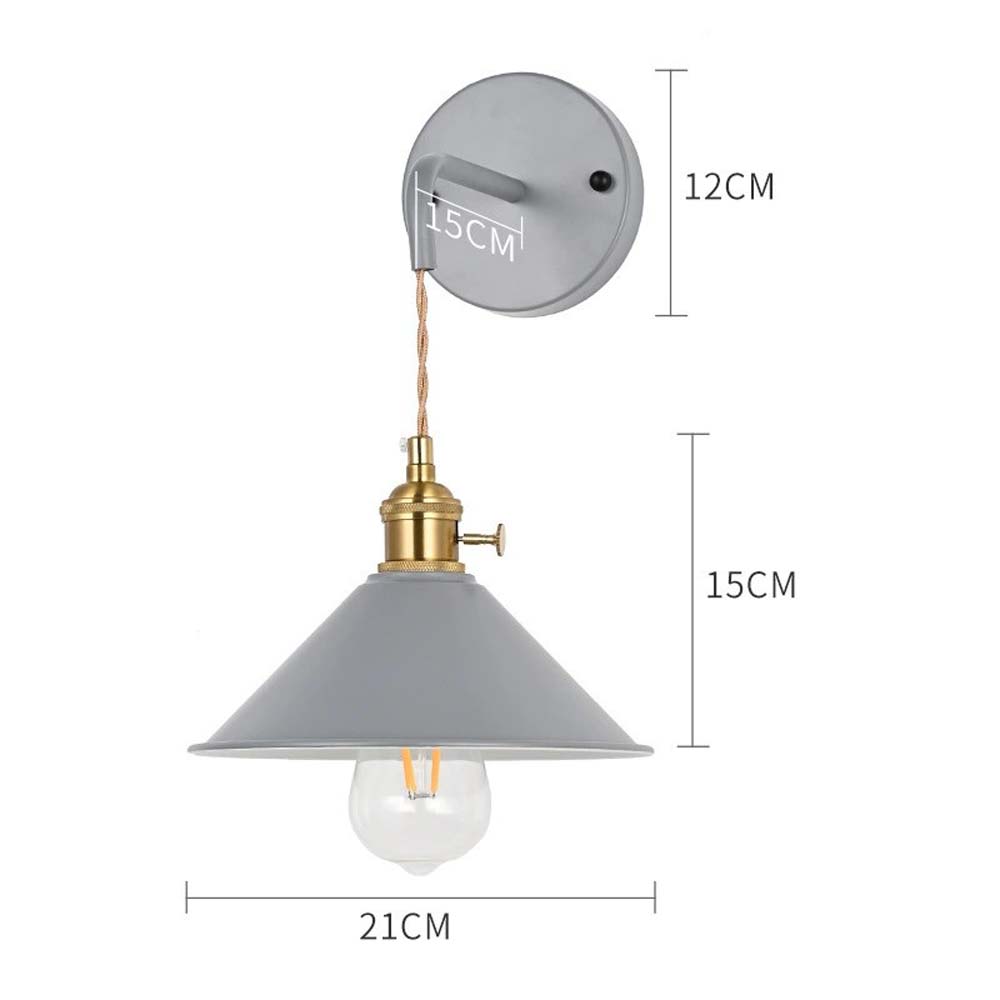 Wall sconce in retro style.