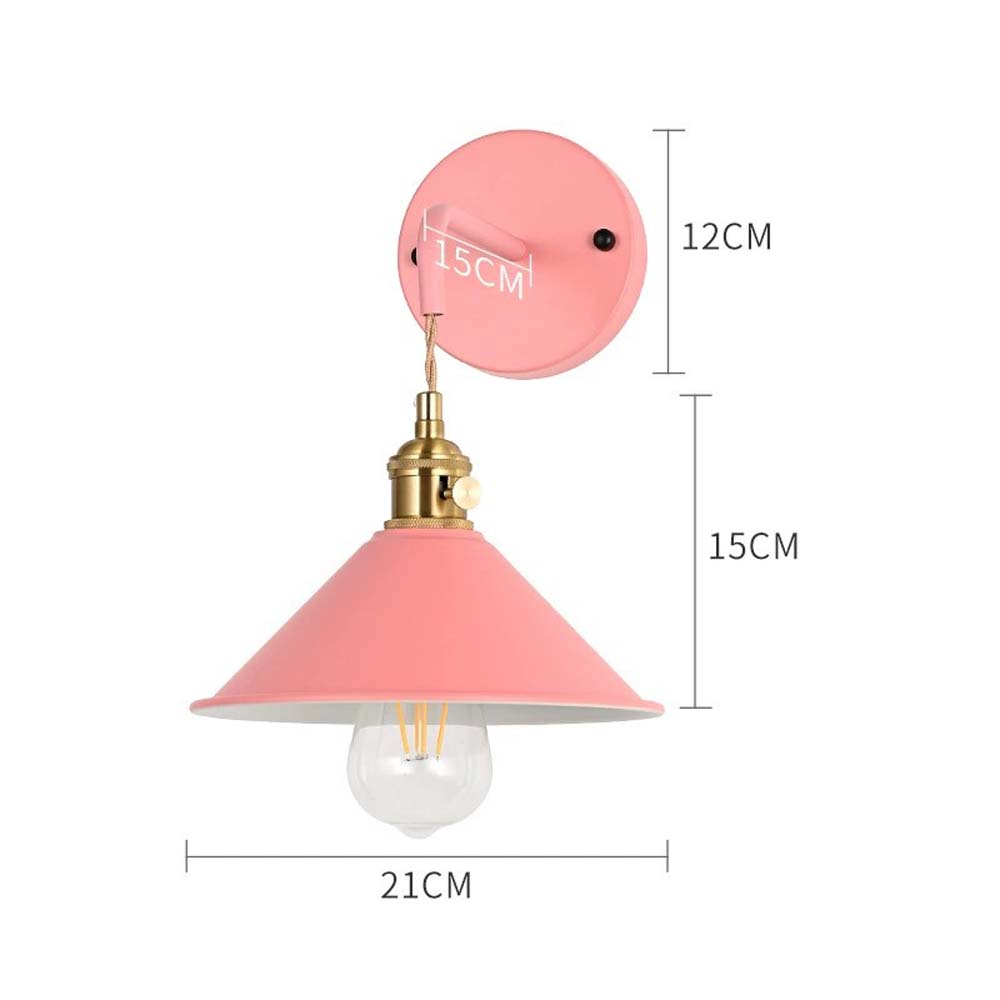 Wall sconce in retro style.