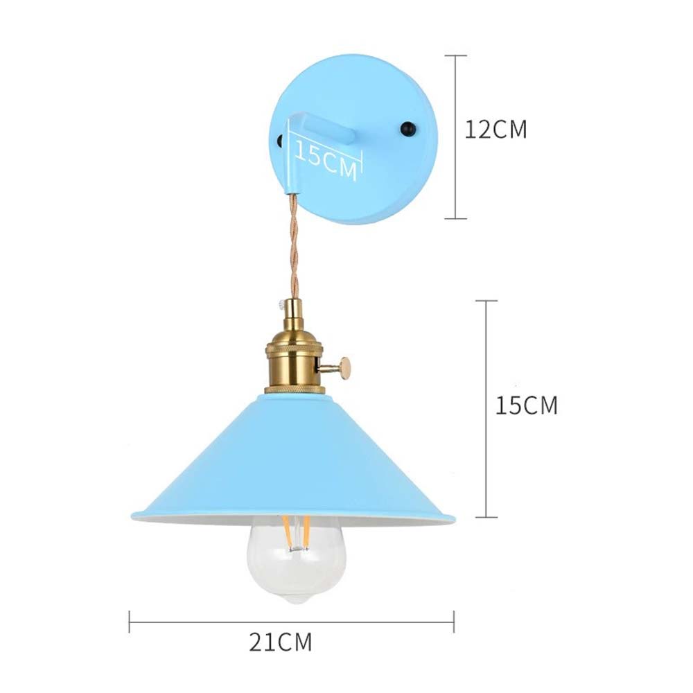 Wall sconce in retro style.