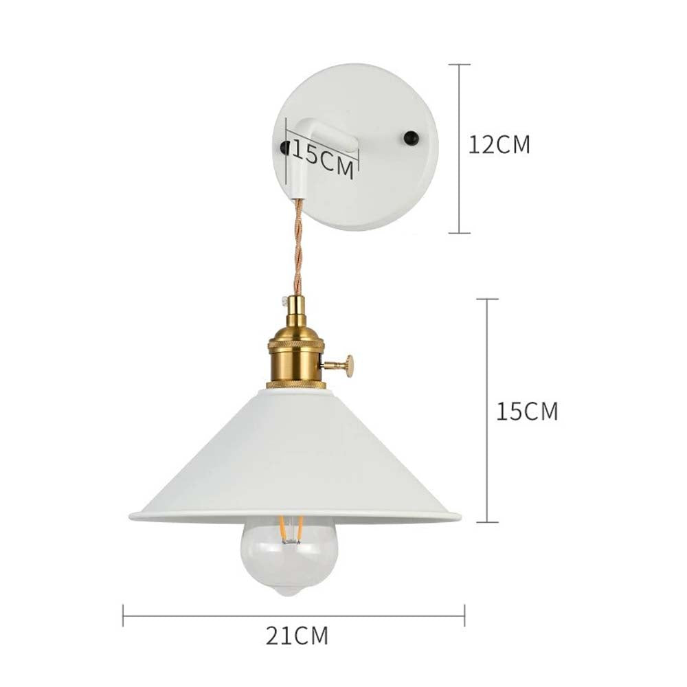 Wall sconce in retro style.