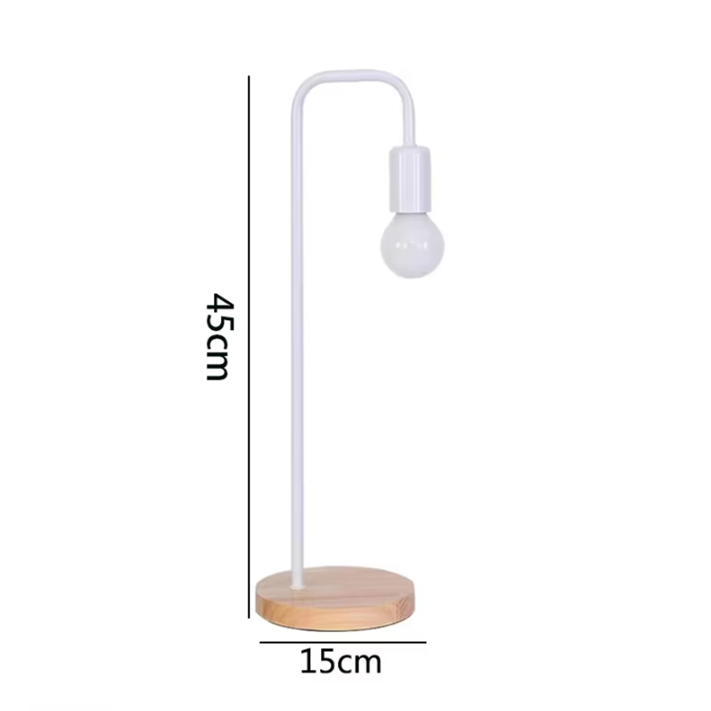 LED table lamp in LOFT style