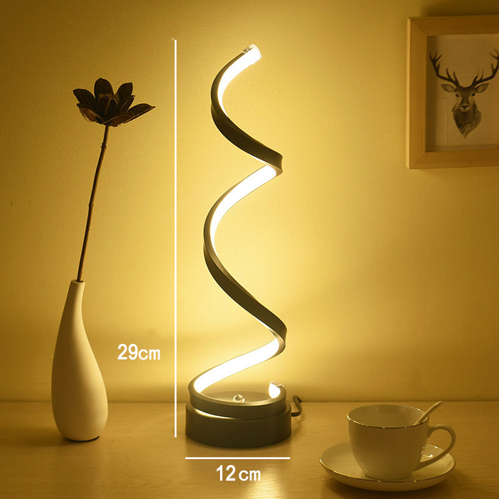 Table lamp, decorative Spiral