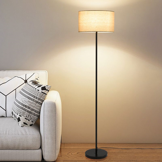 Modern floor lamp — iron bedside guardian of light.