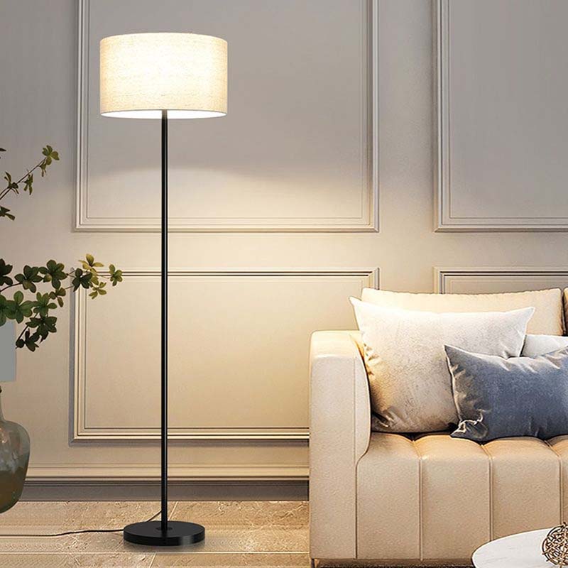Modern floor lamp — iron bedside guardian of light.