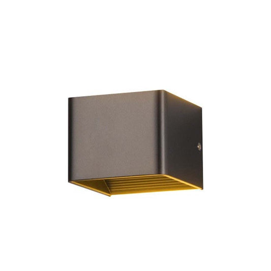 LED wall lamp in the shape of a square.