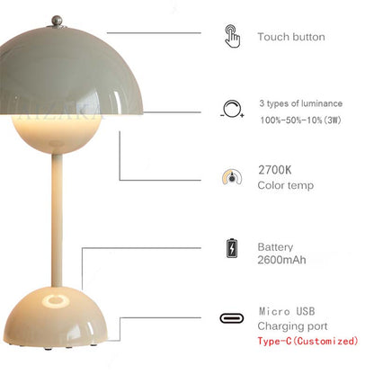 Table, Portable, Touch LED Lamp