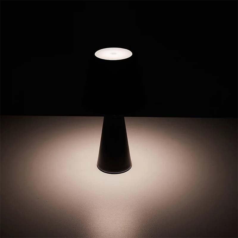 Retro-style bedside lamp