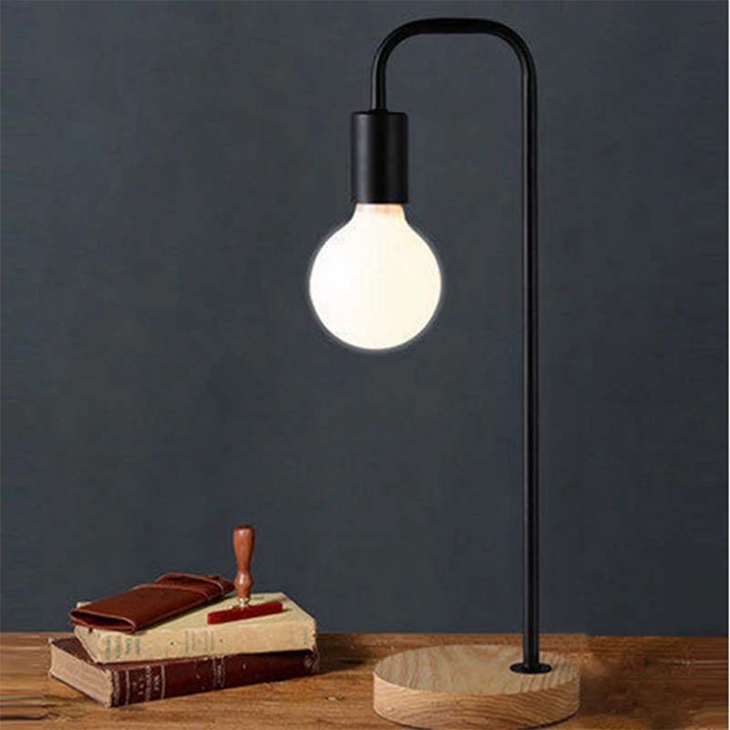 LED table lamp in LOFT style