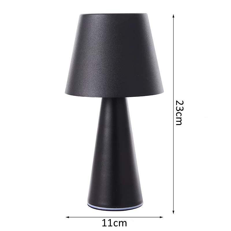 Retro-style bedside lamp