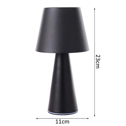 Retro-style bedside lamp