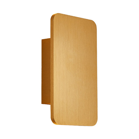 Rectangular wall touch lamp.