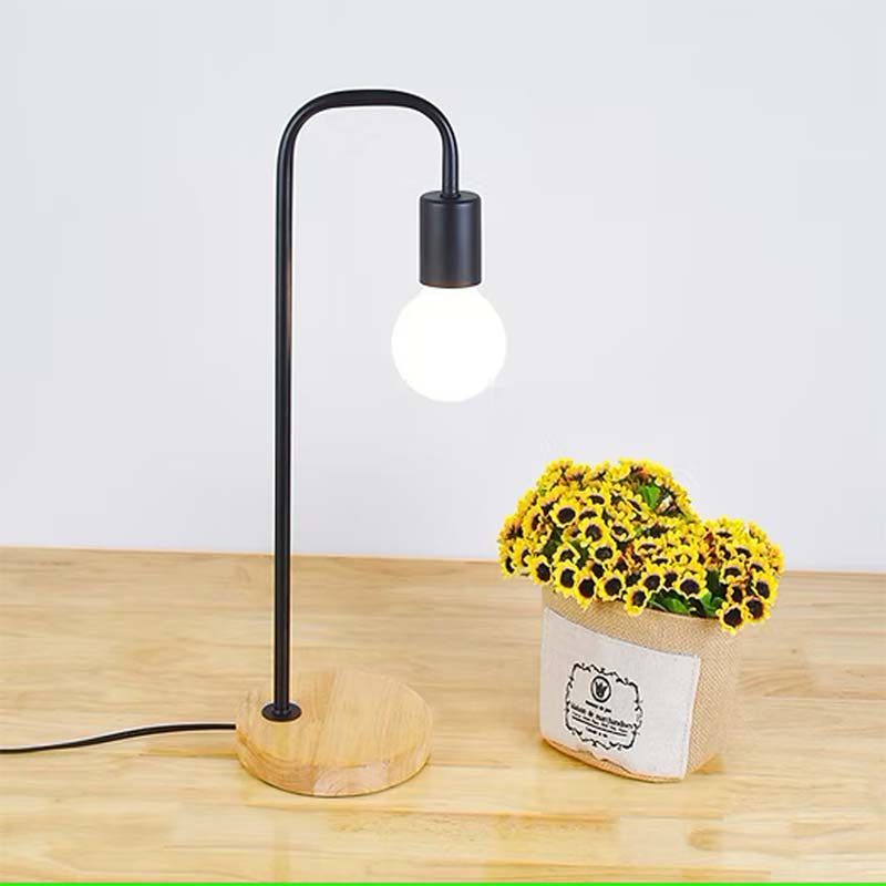 LED table lamp in LOFT style