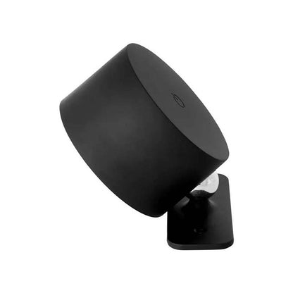 Black LED wall light with USB charging, rechargeable, touch and remote control, 3 brightness modes, 360° rotation, magnetic mount
