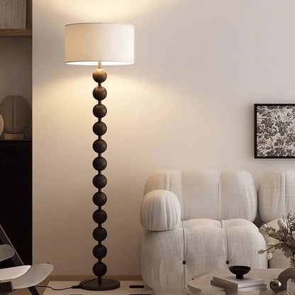 Floor lamp in Wabi-Sabi style