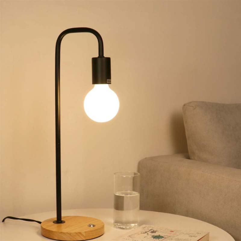 LED table lamp in LOFT style