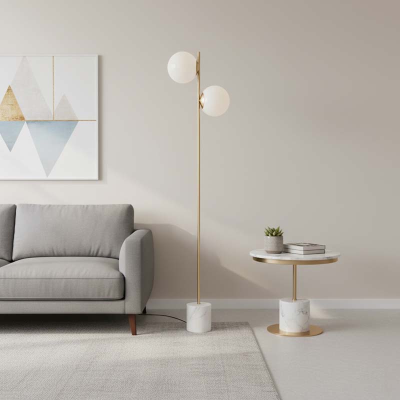 Floor lamp Two Spheres
