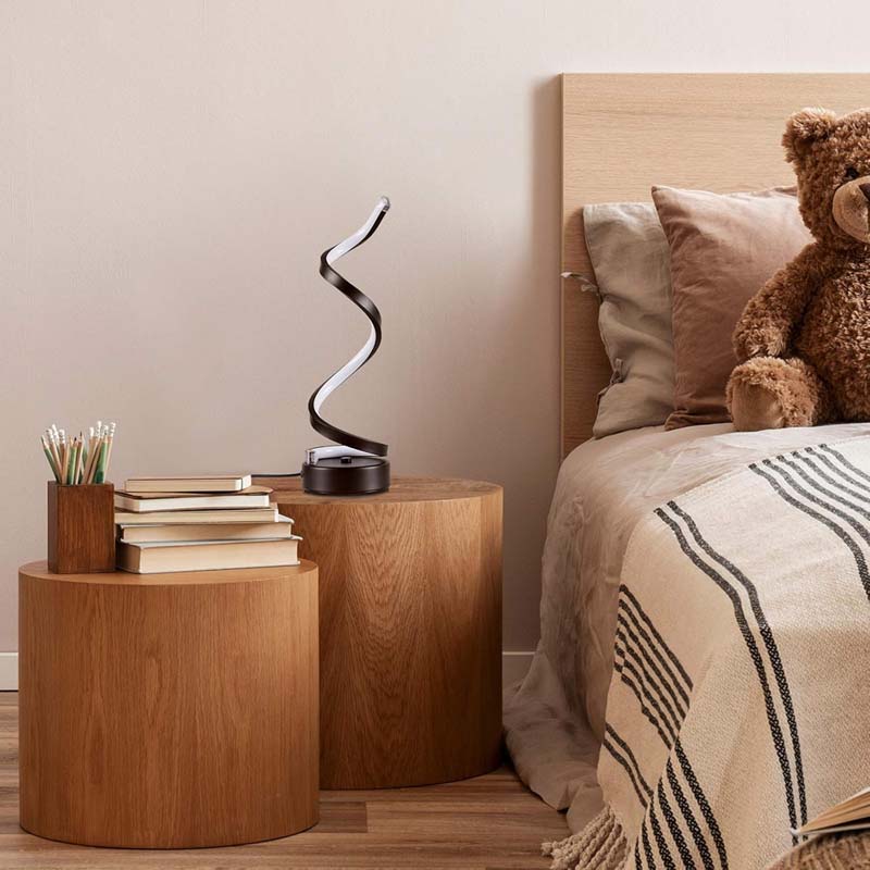 Table lamp, decorative Spiral