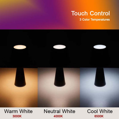 Light fixture with three color temperature settings labeled Warm White, Neutral White, and Cool White.