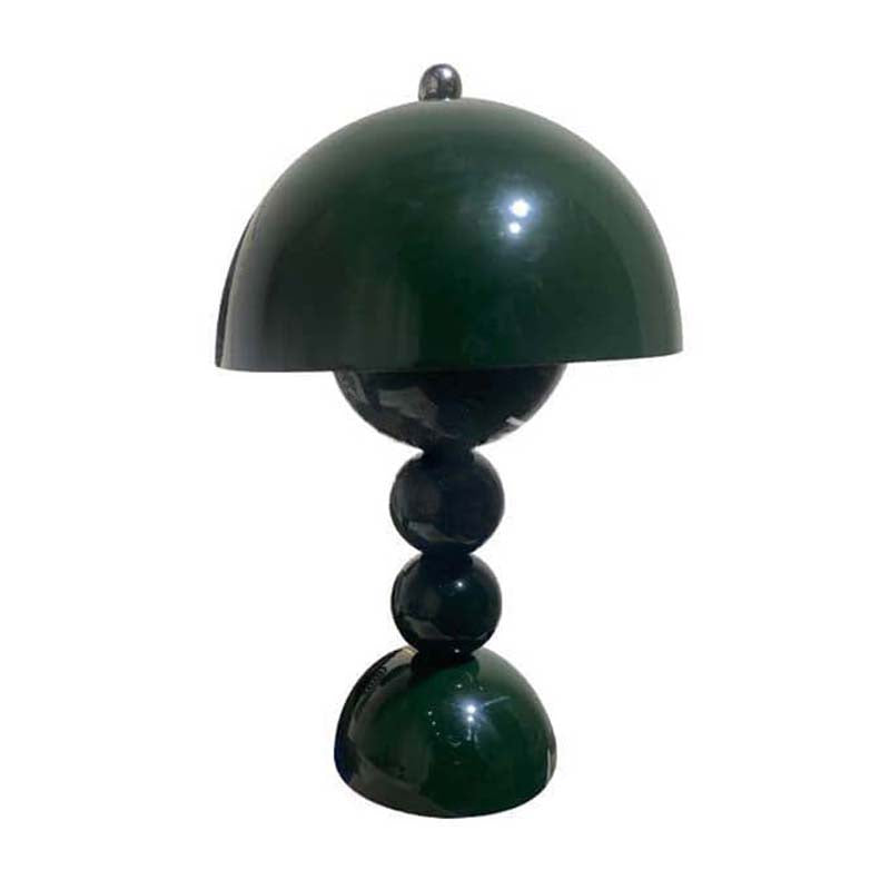 Black lamp with original design on white background