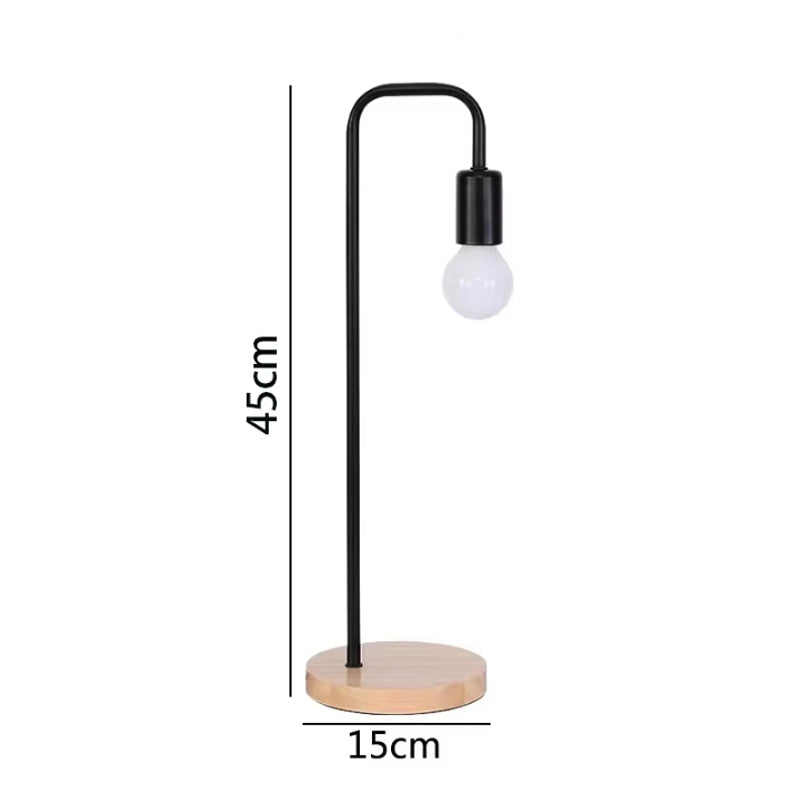 LED table lamp in LOFT style