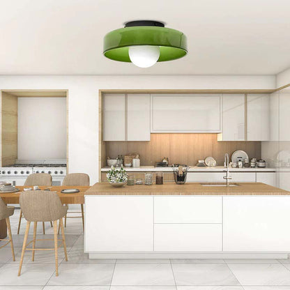 Glass Ring Ceiling Light