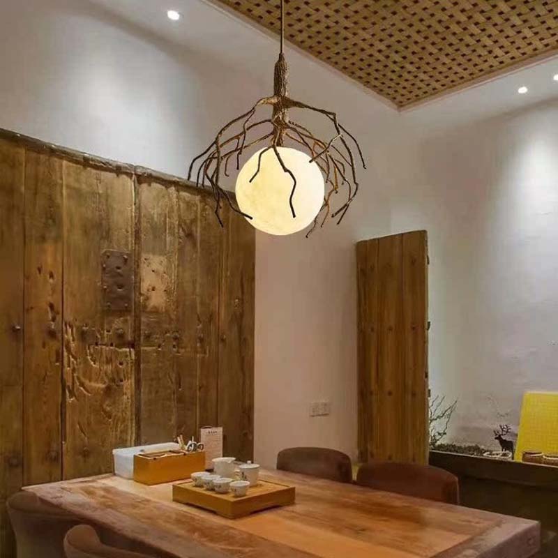 Forest Moon pendant light in a minimalist interior