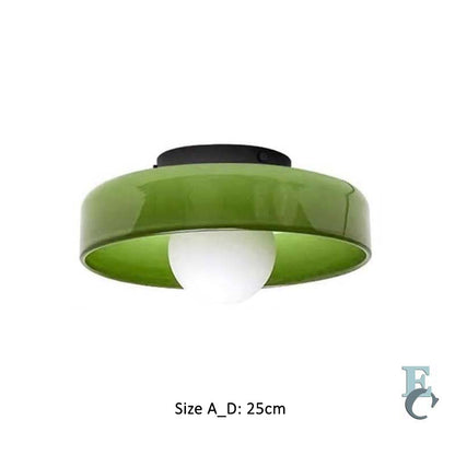 Glass Ring Ceiling Light