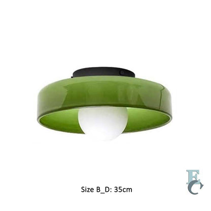 Glass Ring Ceiling Light