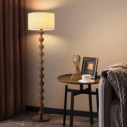 Floor lamp in Wabi-Sabi style