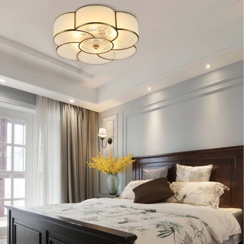 Minimalist Flower Ceiling Light for Bedroom
