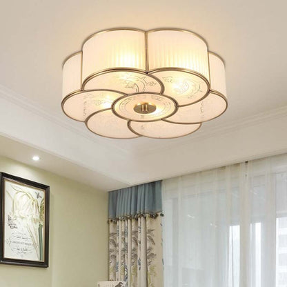 Modern Metal & Glass Ceiling Lamp