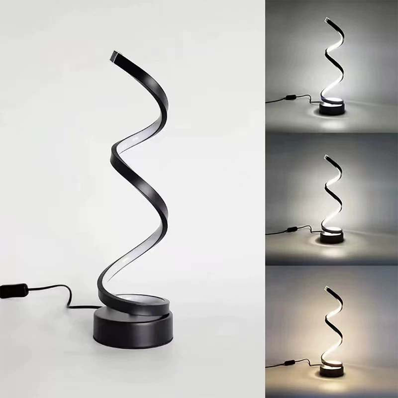 Table lamp, decorative Spiral