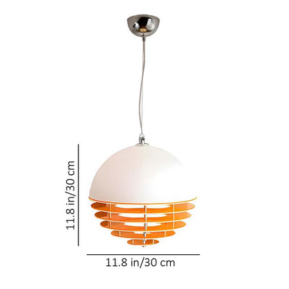 Pendant lamp Sunset on a white background, size 2