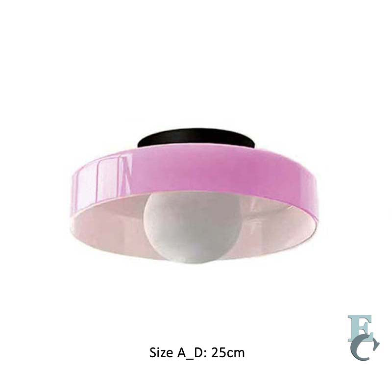 Glass Ring Ceiling Light