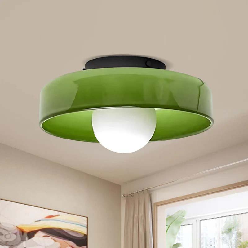 Glass Ring Ceiling Light