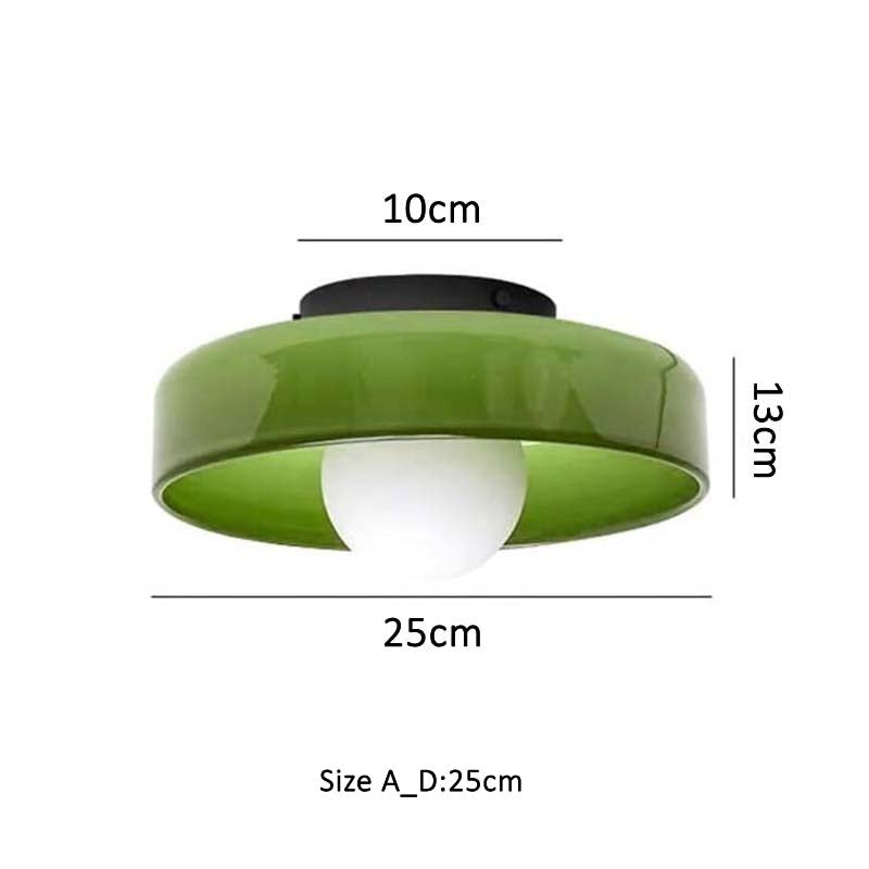 Glass Ring Ceiling Light