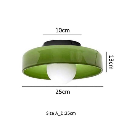 Glass Ring Ceiling Light