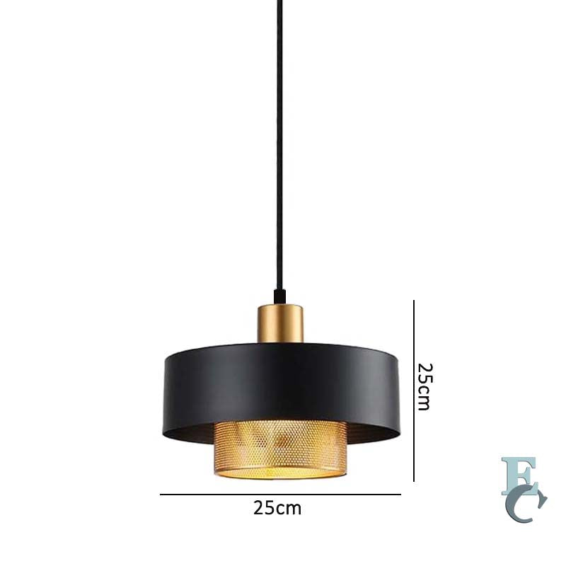 Black & Gold Pendant Light