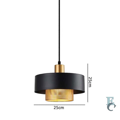 Black & Gold Pendant Light