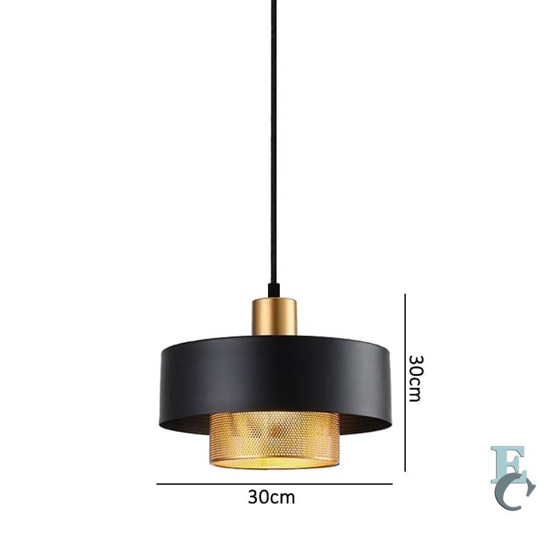 Black & Gold Pendant Light