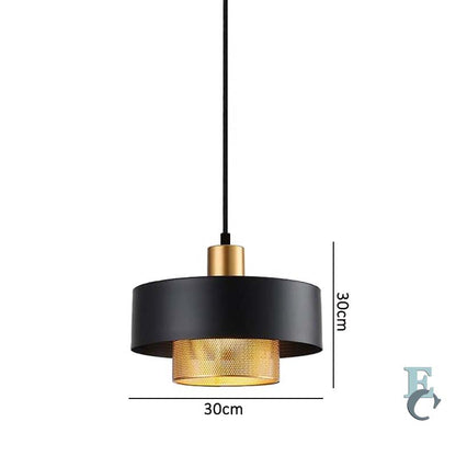 Black & Gold Pendant Light