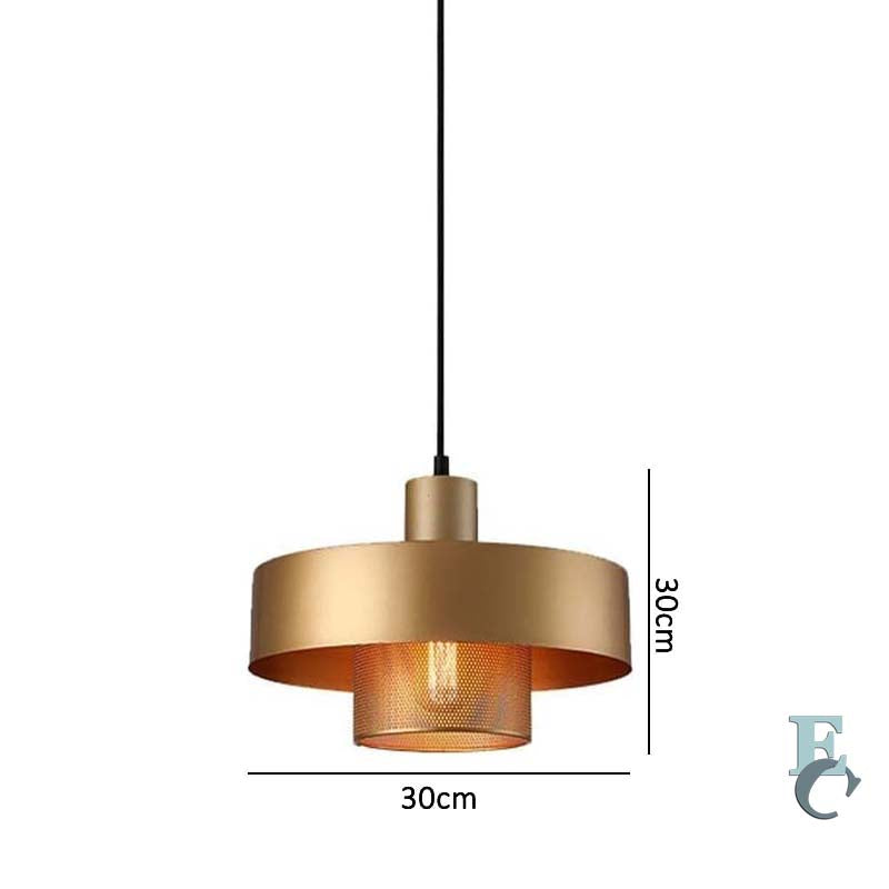 Black & Gold Pendant Light