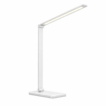White LED desk lamp on a white background