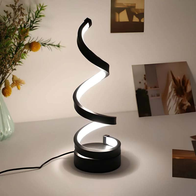 Table lamp, decorative Spiral