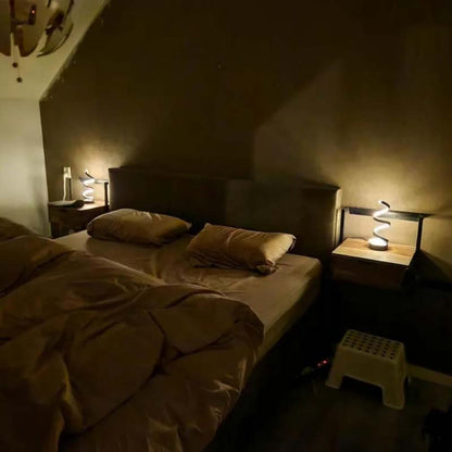 Table lamp, decorative Spiral